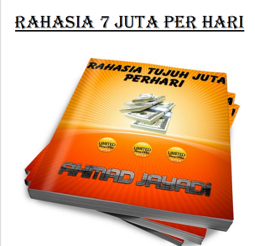 Rahasia 7 Juta Per Hari